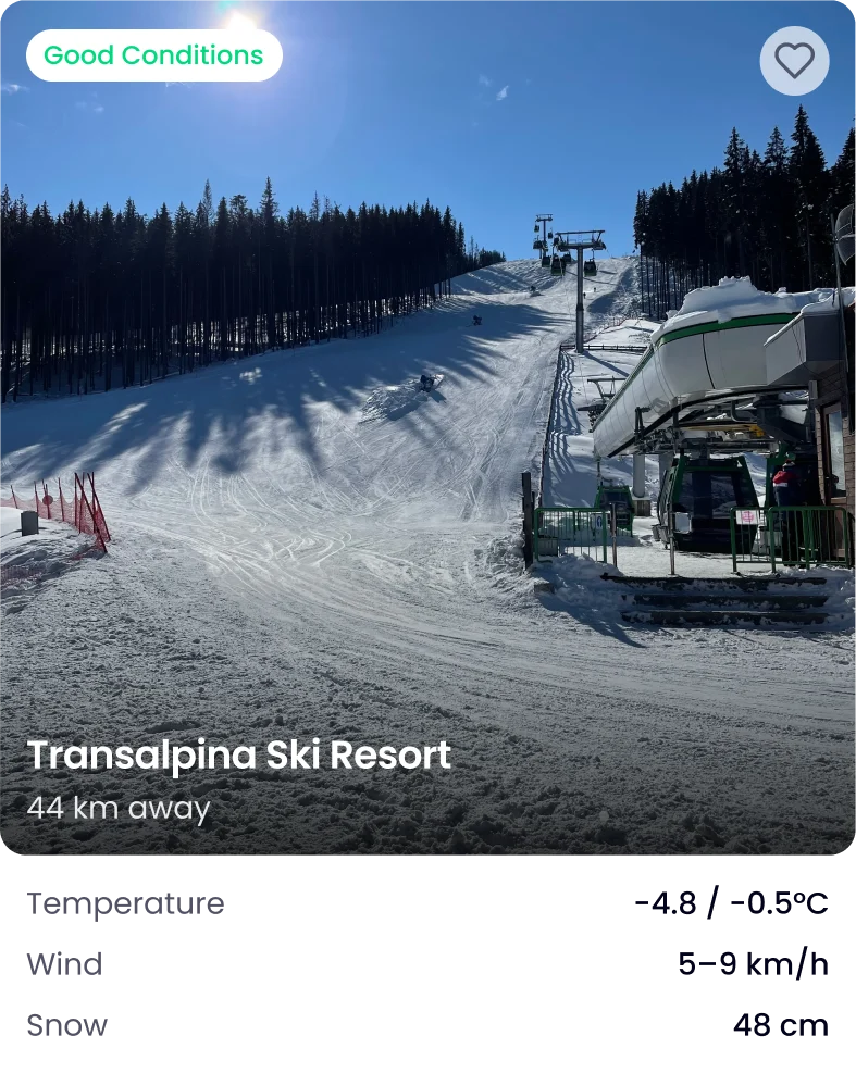 Transalpina: good conditions, minus 4.8 degrees, light wind and 48cm of snow