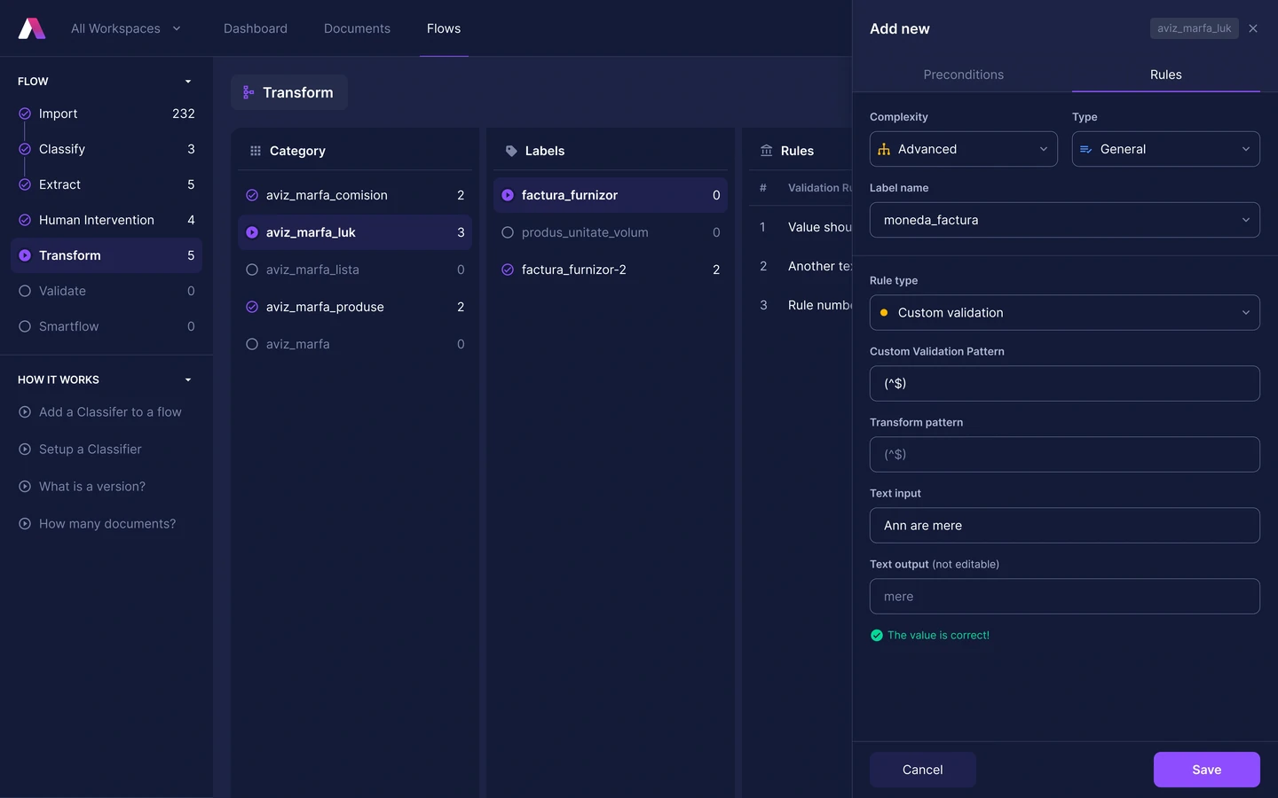 Apollo: clean data, ready to hand on to the client system