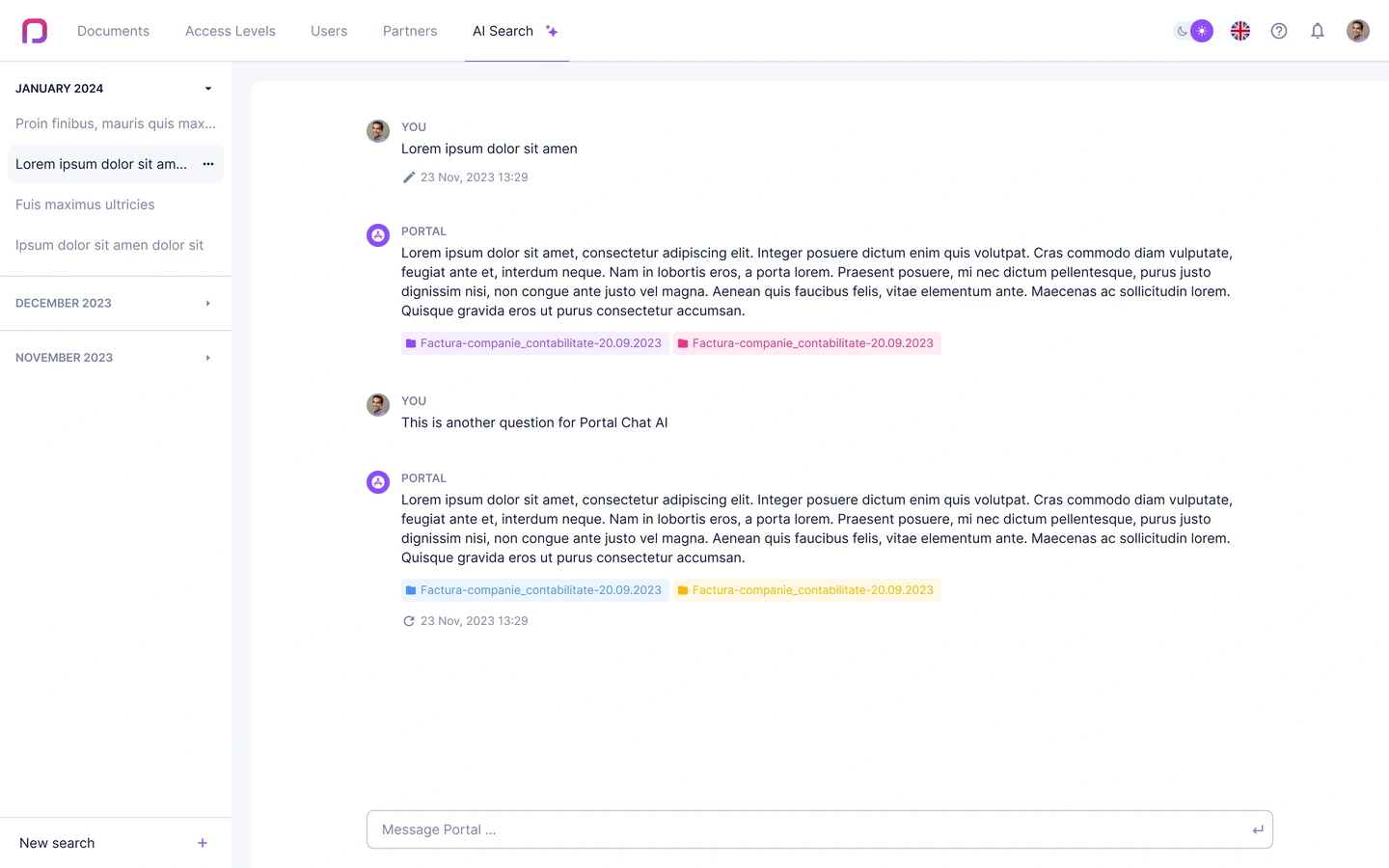 Portal: the archive of everything already processed