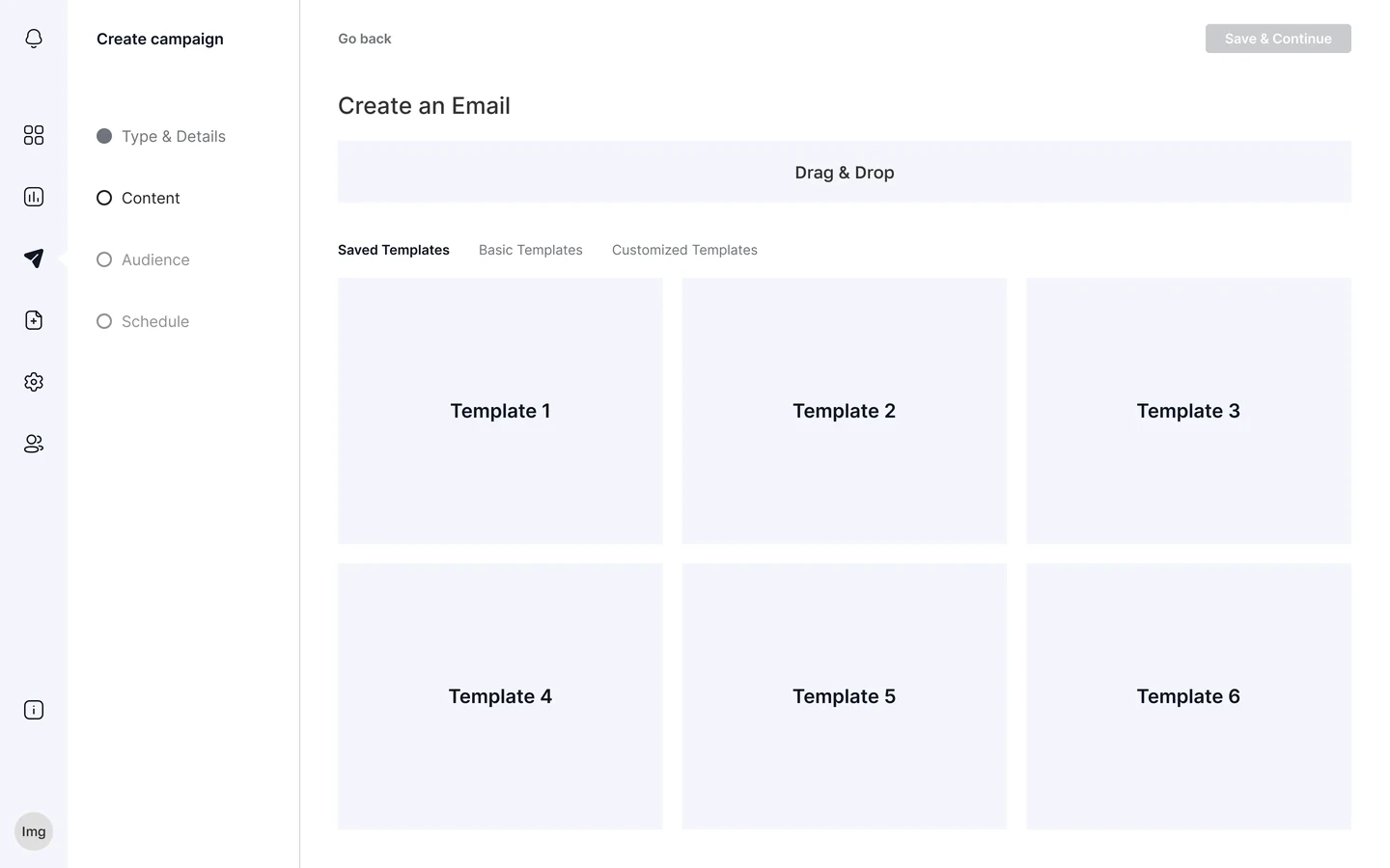 The same dashboard structure at a wider breakpoint, with the hierarchy held